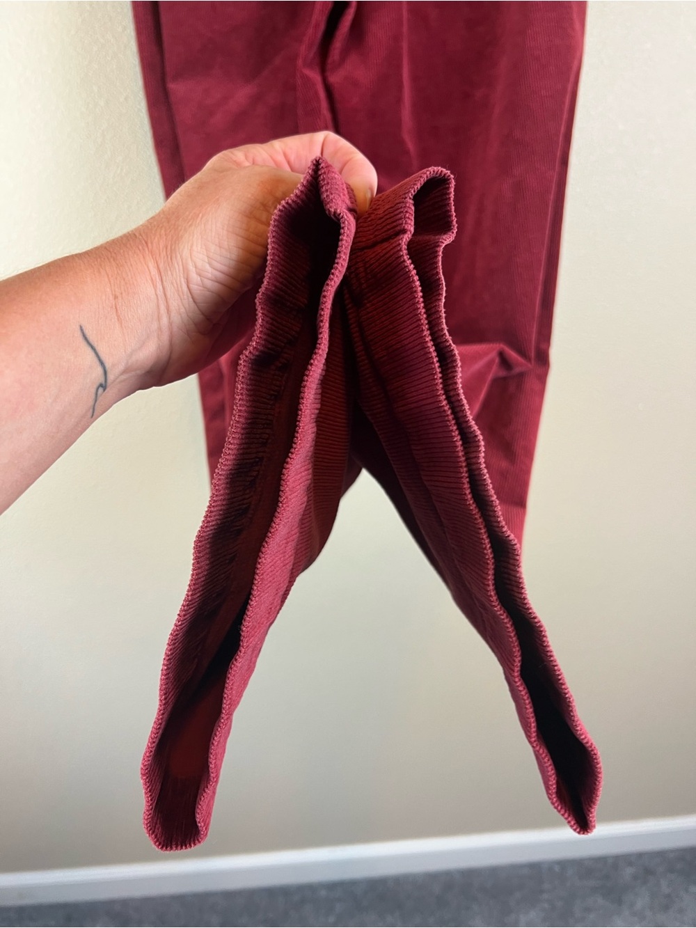 maeve colette burgundy corduroy pants - Picture 7 of 11
